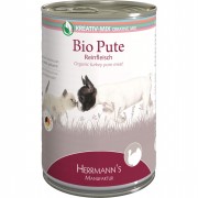 100% Bio Pute 400g Katze Nassfutter Herrmann